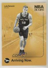 Luka Samanic [Winter] #19 Basketball Cards 2019 Panini Hoops Arriving Now Prices