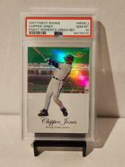 Chipper Jones [Green Refractor] #RFMCJ Baseball Cards 2007 Finest Rookie Moments Prices