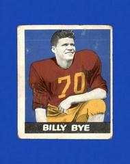 Billy Bye #81 Football Cards 1948 Leaf Prices