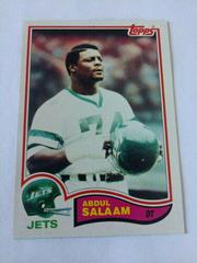 Abdul Salaam #180 Football Cards 1982 Topps Prices