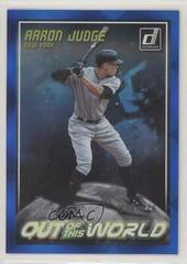 Aaron Judge [Blue] #OW1 Baseball Cards 2018 Panini Donruss Out of This World Prices