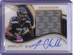 Kam Chancellor #23 Football Cards 2023 Panini Immaculate Premium Patch Autograph Prices