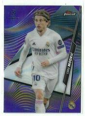 Luka Modric [Purple Refractor] Soccer Cards 2020 Topps Finest UEFA Champions League Prices
