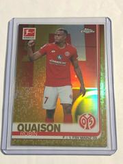Robin Quaison [Gold Refractor] #22 Soccer Cards 2019 Topps Chrome Bundesliga Prices