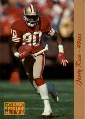 Jerry Rice Football Cards 1993 Pro Line Live Prices