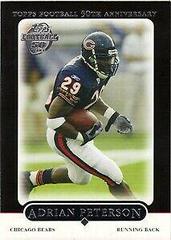 Adrian Peterson [Black] #196 Football Cards 2005 Topps Prices
