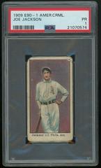 Joe Jackson Baseball Cards 1909 E90-1 American Caramel Prices