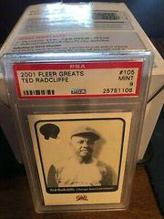 Ted Radcliffe #105 Baseball Cards 2001 Fleer Greats Prices