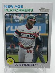 Luis Robert Baseball Cards 2022 Topps Heritage New Age Performers Prices
