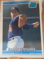 Frank Seminara #10 Baseball Cards 1992 Donruss Prices