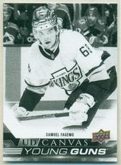 Samuel Fagemo [Black & White] Hockey Cards 2022 Upper Deck UD Canvas Prices