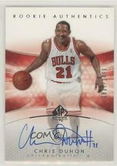 Chris Duhon [Autograph] #150 Basketball Cards 2004 SP Authentic Prices