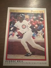 George Bell #6 Baseball Cards 1991 O Pee Chee Premier Prices