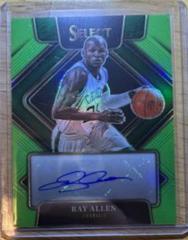 Ray Allen [Green Prizm] #SG-RAL Basketball Cards 2021 Panini Select Signatures Prices
