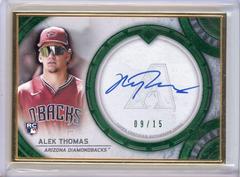 Alek Thomas [Emerald] #TCA-AT Baseball Cards 2022 Topps Transcendent Collection Autographs Prices