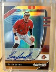 Casey Schmitt [Autograph Neon Orange Prizm] #PDP49 Baseball Cards 2020 Panini Prizm Draft Picks Prices