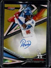 Rayne Doncon [Gold] #B22-RD Baseball Cards 2022 Bowman's Best of Autographs Prices