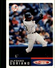 Alfonso Soriano #105 Baseball Cards 2002 Topps Total Prices