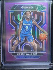 Cason Wallace [Purple] #RP-CWA Basketball Cards 2022 Panini Prizm Draft Picks Rated Prospect Prices