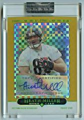 Heath Miller [Autograph Gold Xfractor] #183 Football Cards 2005 Topps Chrome Prices