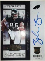 Zach Ertz [Autograph Playoff Ticket] #240 Football Cards 2013 Panini Contenders Prices