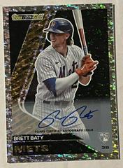 Brett Baty [Autograph] Baseball Cards 2023 Topps Update Black Gold Prices