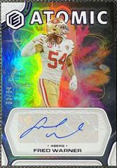 Fred Warner #AA-FW Football Cards 2022 Panini Elements Atomic Autographs Prices