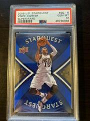 Vince Carter [Blue] #SQ-6 Basketball Cards 2008 Upper Deck Starquest Prices