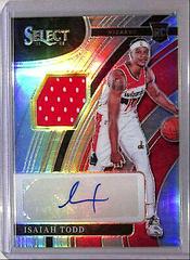 Isaiah Todd #RS-ITD Basketball Cards 2021 Panini Select Rookie Signatures Prices