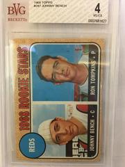 Reds Rookies [Johnny Bench, Ron Tompkins] Baseball Cards 1968 Topps Prices