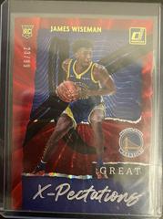 James Wiseman [Red Laser] Basketball Cards 2020 Donruss Great X-Pectations Prices