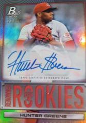 Hunter Greene [Autograph] #RR-16 Baseball Cards 2022 Bowman Platinum Renowned Rookies Prices