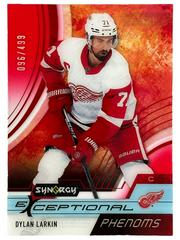 Dylan Larkin [Red] Hockey Cards 2021 Upper Deck Synergy Exceptional Phenoms Prices