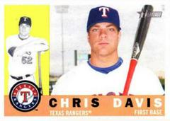 Chris Davis #104 Baseball Cards 2009 Topps Heritage Prices