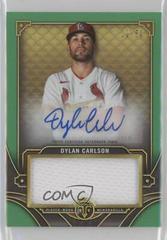 Dylan Carlson [Emerald] Baseball Cards 2022 Topps Triple Threads Single Jumbo Relics Autographs Prices