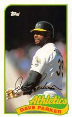 Dave Parker #116 Baseball Cards 1989 Topps Ljn Baseball Talk Prices