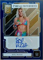 Sol Ruca [Blue] #3 Wrestling Cards 2023 Donruss Elite WWE New Breed Autograph Prices