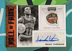 Isiah Thomas Basketball Cards 2020 Panini Chronicles Hall of Fame Autographs Prices