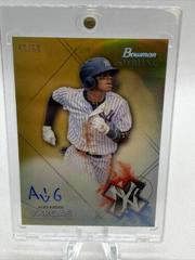 Alexander Vargas [Gold Refractor] #BSPA-AV Baseball Cards 2021 Bowman Sterling Prospect Autographs Prices