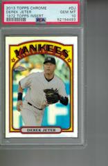 Derek Jeter Baseball Cards 2013 Topps Chrome 1972 Insert Prices