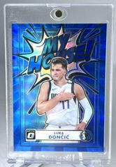 Luka Doncic [Blue] Basketball Cards 2020 Panini Donruss Optic My House Prices