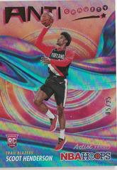 Scoot Henderson [Artist Proof Gold] #11 Basketball Cards 2023 Panini Hoops Anti Gravity Prices