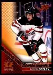 Ronan Seeley Hockey Cards 2022 Upper Deck Team Canada Juniors Prospectus Momentous Prices
