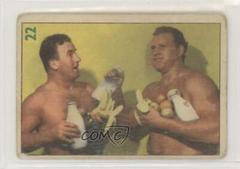 The Sharpe Brothers #22 Wrestling Cards 1955 Parkhurst Prices