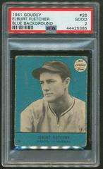 Elburt Fletcher [Blue Background] #26 Baseball Cards 1941 Goudey Prices