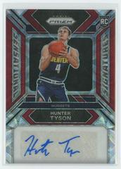 Hunter Tyson [Choice Prizm] #15 Basketball Cards 2023 Panini Prizm Sensational Signature Prices