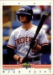 Brad Tyler #109 Baseball Cards 1992 Classic Best Prices