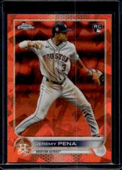 Jeremy Pena [Orange] #US253 Baseball Cards 2022 Topps Chrome Update Sapphire Prices