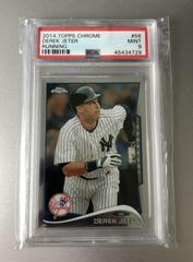 Derek Jeter [Running] #56 Baseball Cards 2014 Topps Chrome Prices