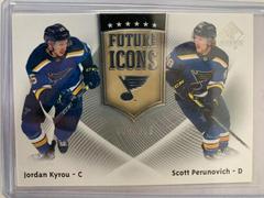 Scott Perunovich, Jordan Kyrou Hockey Cards 2021 SP Authentic Future Icons Prices